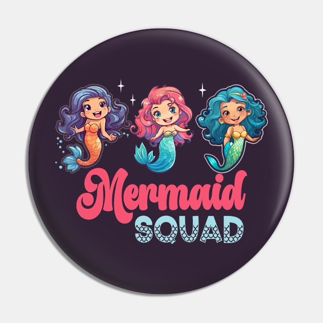 Mermaid Squad Pin by Etopix