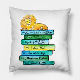 Narnian Book Pile Pillow
