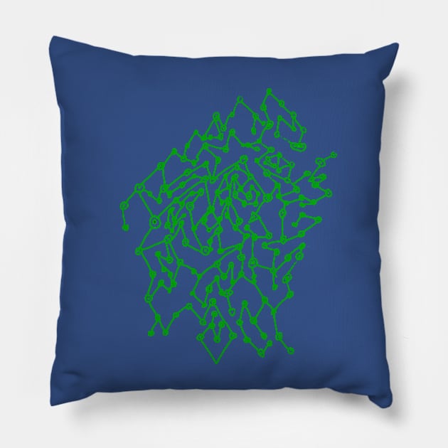 Atomic Chaos Pillow by killintime