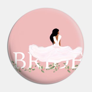 Just Married Pretty In Pink Pin
