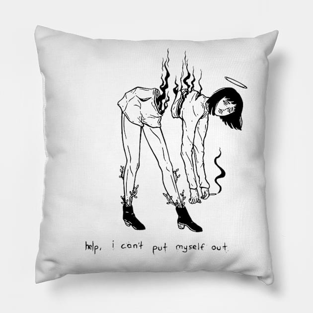 Burn Me! Pillow by neomlei