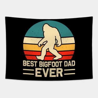 Best Bigfoot Dad Ever Sasquatch Father's Day Tapestry