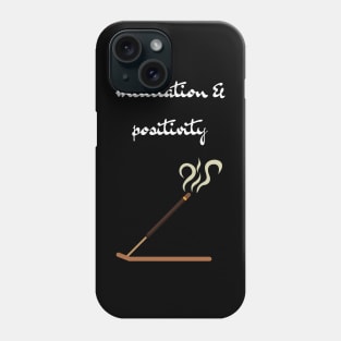 meditation & positivity Phone Case