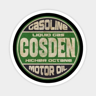 Green Vintage Gasoline Motor Oil Magnet