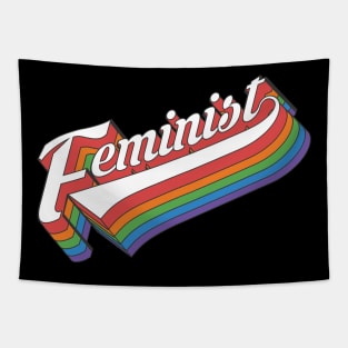Retro Feminist Feminism 70s Style Vintage Tapestry