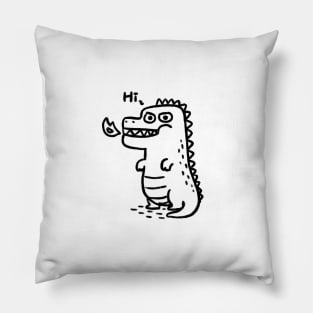 Hi, dragon ( back ) Pillow