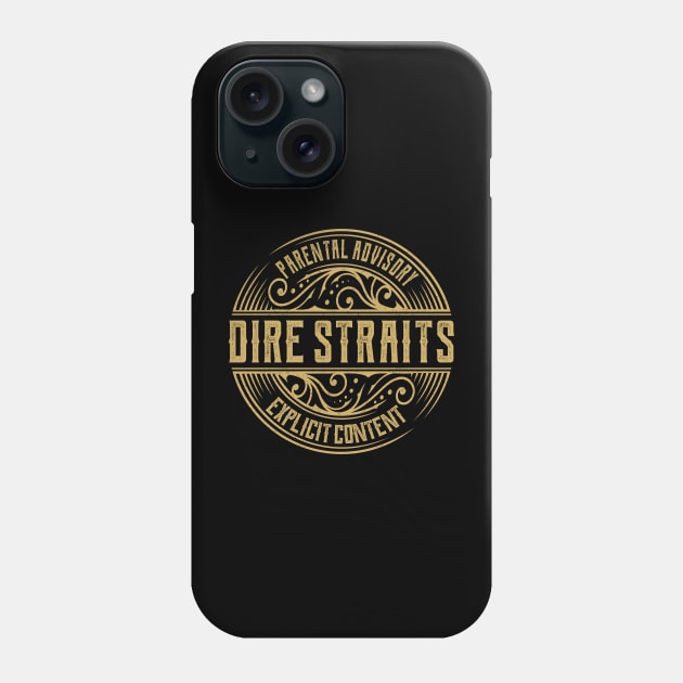 Dire Straits Vintage Ornament Phone Case by irbey