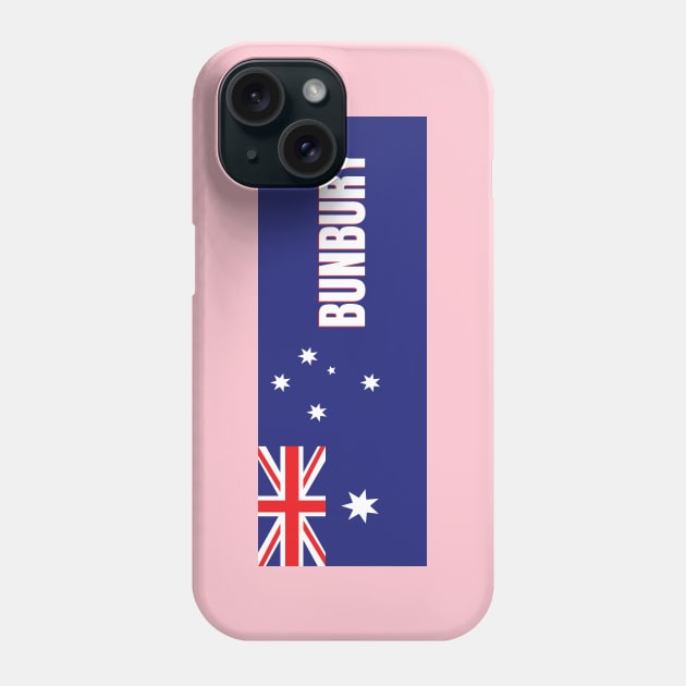 Bunbury City in Australian Flag Phone Case by aybe7elf