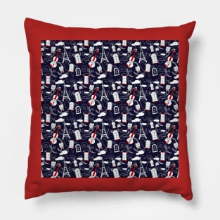 Cats in Paris Pillow