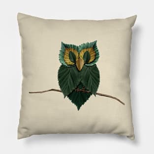 leaf owl Pillow