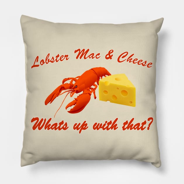 Lobster-Mac? Pillow by IRA Productions
