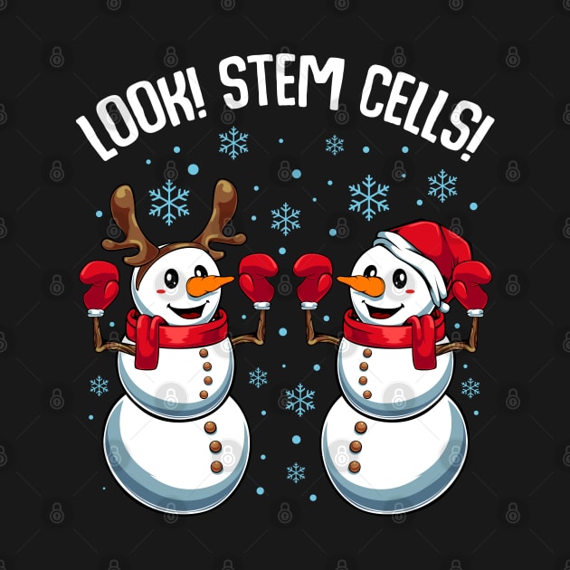 Snowman - Look! Stem Cells! Funny Science Xmas by Lumio Gifts