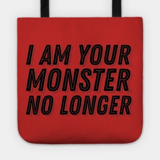 God of War Kratos 2018 Quote - I Am Your Monster No Longer Tote