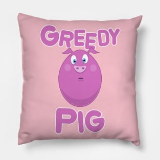 Greedy Pig Pillow