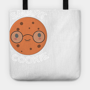 Kawaii Smart Cookie Pun T-Shirt Tote