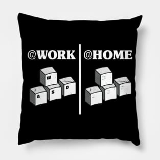 My Keyboard At Work At Home Funny WASD Gaming Gift Pillow