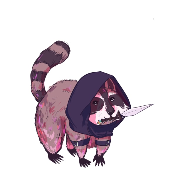 Rogue Raccoon by paintdust