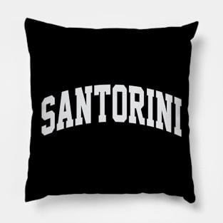 Santorini Greece Pillow