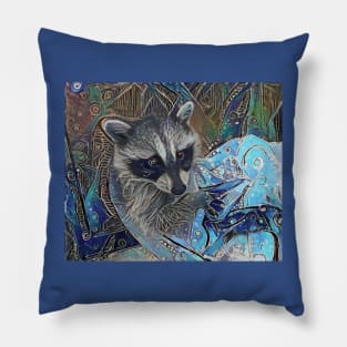 Rocky The Trash Panda Pillow