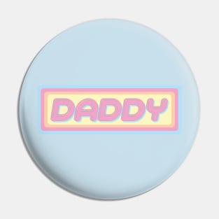 Daddy - Retro Design Pin
