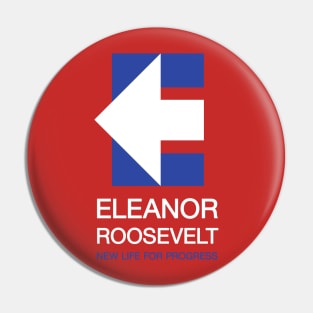 Ghost of Eleanor Roosevelt - Red Shirt Pin