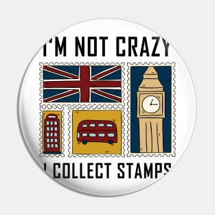 Stamp collecting Pin