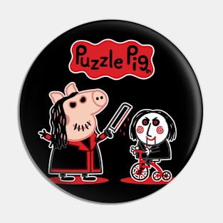 Puzzle Pig Pin