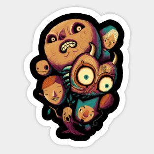 Majoras Mask Stickers Teepublic