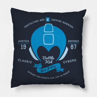 Battle Kid Distressed Pillow