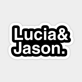 GTA VI Lucia & Jason. (White) Magnet