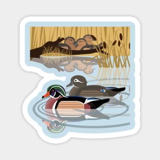 Carolina wood duck Magnet