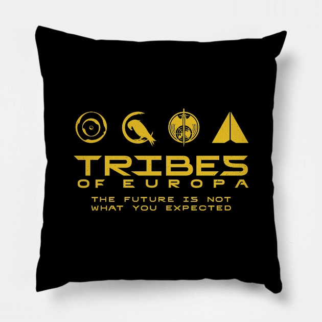 Tribes of Europa Pillow by BadCatDesigns