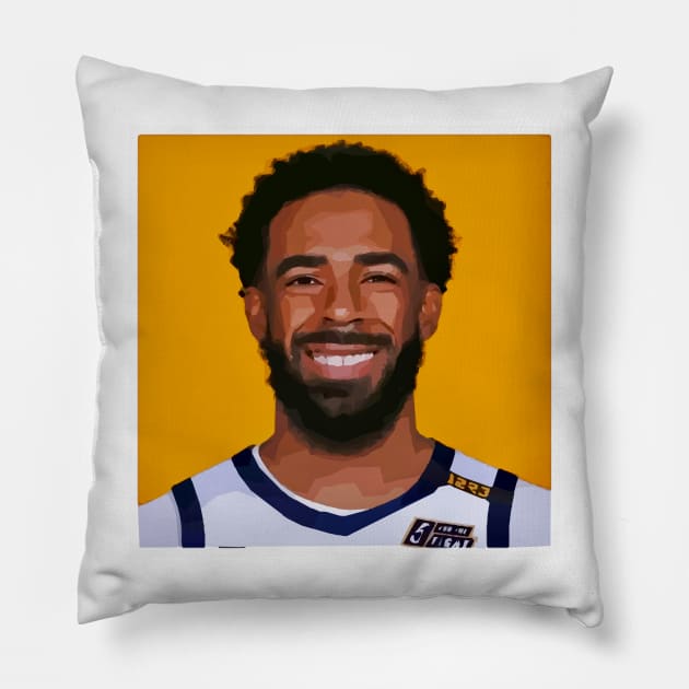 Mike Conley Jr. Pillow by Playful Creatives