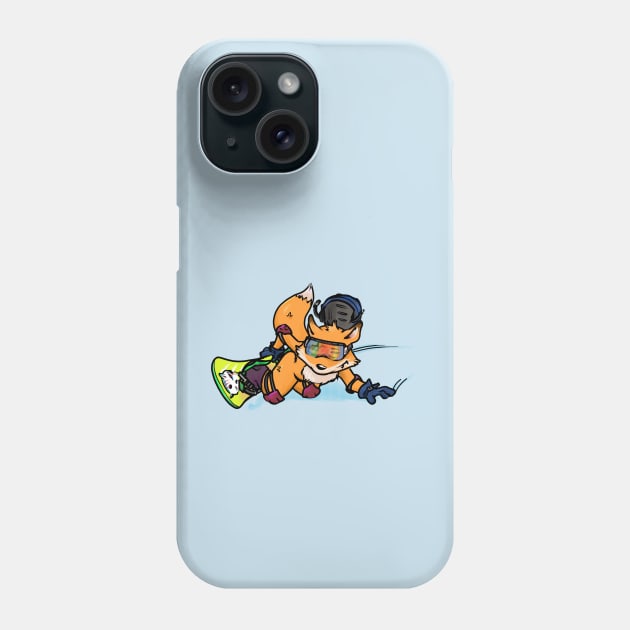 fox on board Phone Case by Shaggy_Nik