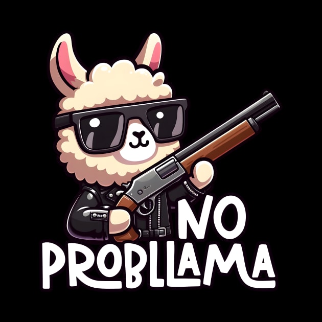 No Probllama - Llama-nator by SergioCoelho_Arts