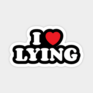 I Heart Lying Magnet