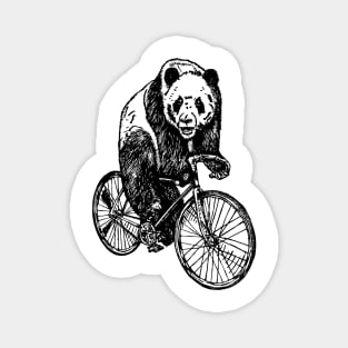 SEEMBO Panda Cycling Bicycle Bicycling Biker Biking Fun Bike Magnet