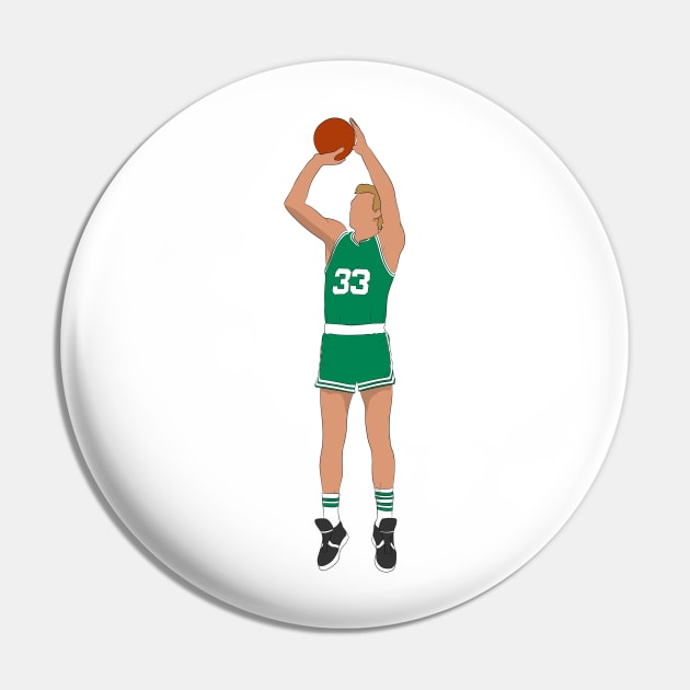 Larry Bird Pin by SickSticksCo