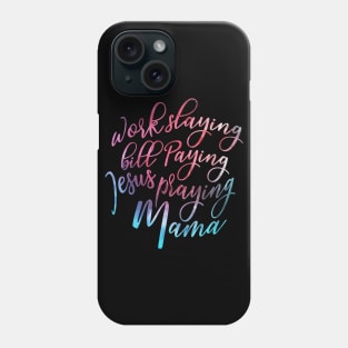 Jesus Praying Mom Phone Case