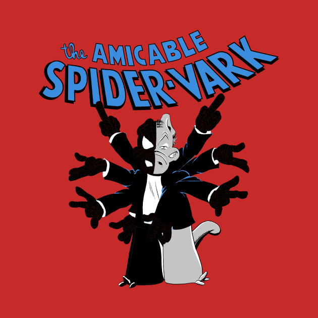 SIM-biote Spider-Vark by Matt Dow's AMOC TeePublic Shop