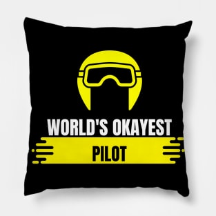 World's Okayest Pilot Pillow