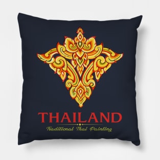 Traditional Thai Painting Pillow