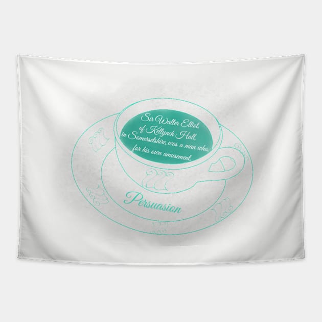 Persuasion Tea Tapestry by Fireflies2344