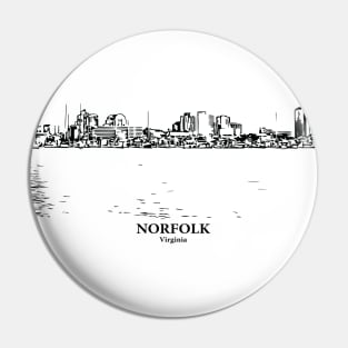 Norfolk - Virginia Pin