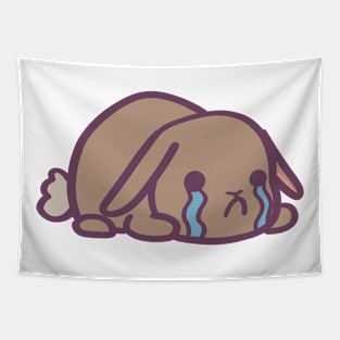 Crying Bunny Rabbit Tapestry