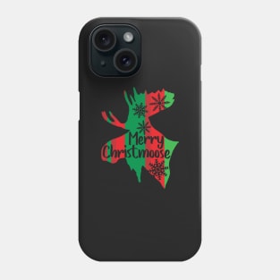 Merry Christmoose Funny Moose Gifts & Christmas Moose Pajama T-Shirts Phone Case