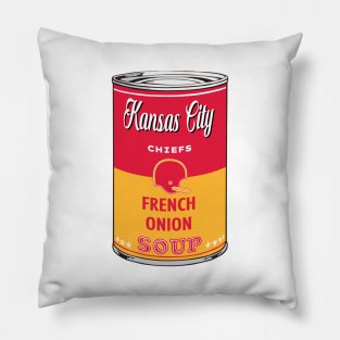 Kansas City Chiefs Soup Can Pillow