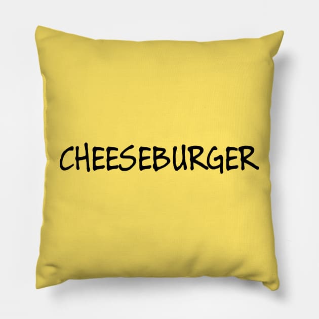 Cheeseburger Pillow by TeeFusion-Hub