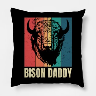Bison Daddy Pillow
