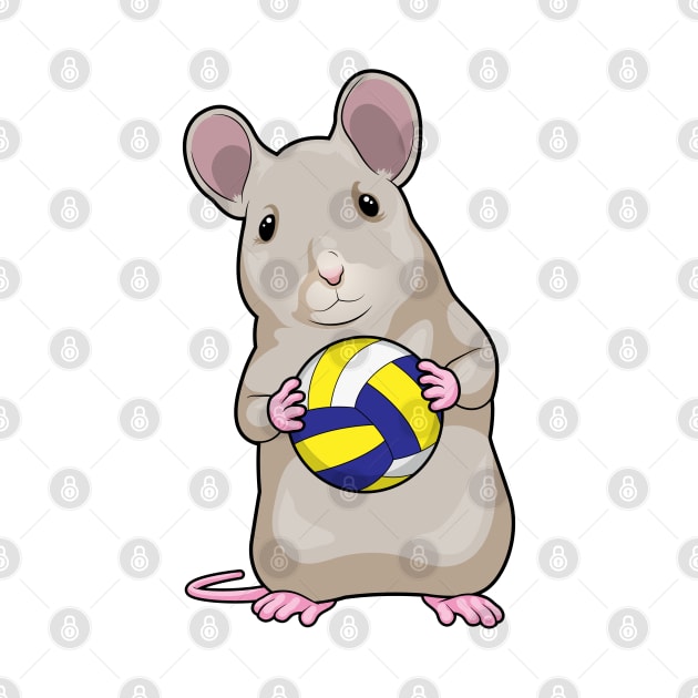 Mouse Volleyball player Volleyball by Markus Schnabel